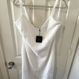 White House Black Market white dress, size 14.